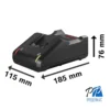 Cargador de Baterías 18V Bivolt Bosch GAL 18V-40 1600.A02.8TY-000