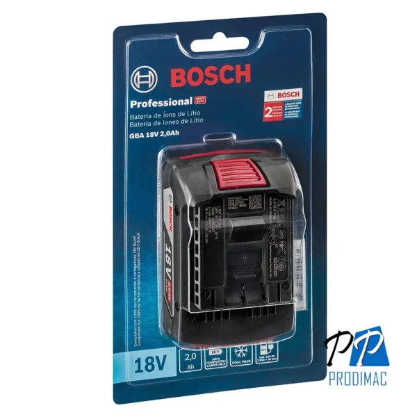Baterias de Iones de Litio de 18 V GBA 18V 2,0 Ah 1600.Z00.036-000