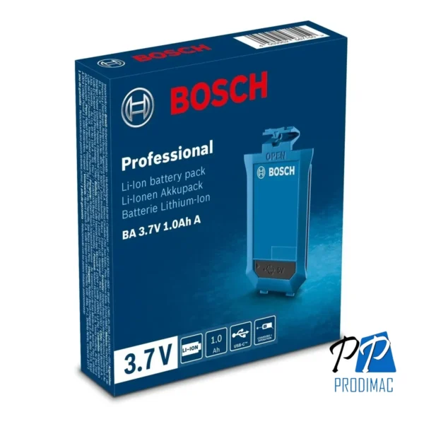 Bateria de Iones de Litio 3.7V 1.0ah BA 3.7V para GLM 50-27 - GLM 50-22 Bosch 1608.M00.C43-000