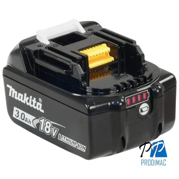 Set Batería 3.0Ah (BL1830B) + Cargador Rápido (DC18RC) LXT 18V Makita 191A24-4