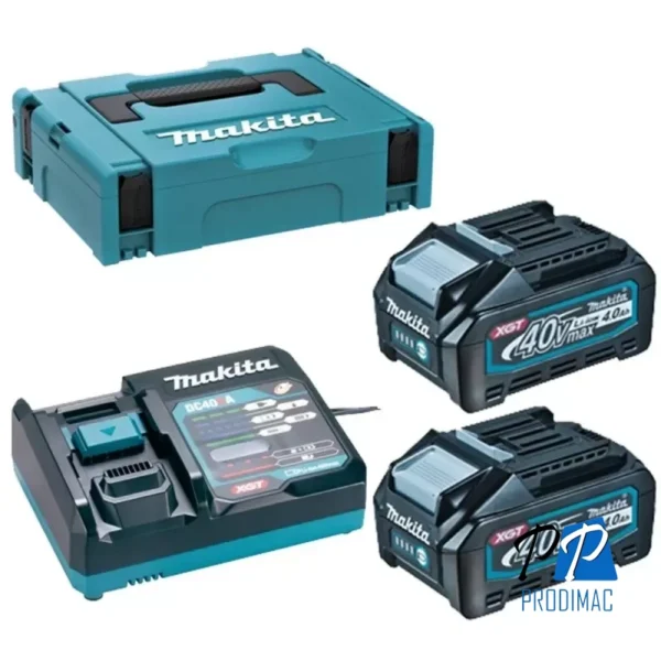 Makpac 2 Baterías 40Vmax XGT 4.0Ah + Cargador 191J97-1