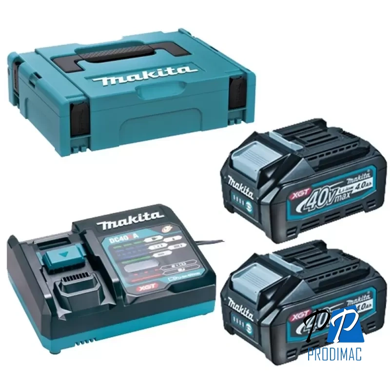 Makpac 2 Baterías 40Vmax XGT 4.0Ah + Cargador 191J97-1