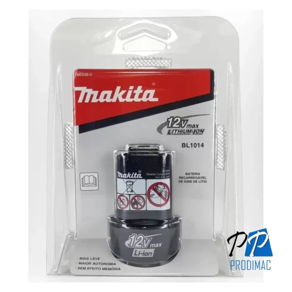 Batería de Ion de Litio 12V 1.3Ah Makita BL1014 196338-0