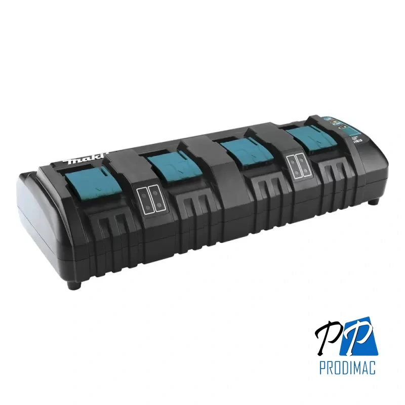 Multicargador 4 Puertos para Baterías de Ion de Litio 14,4V-18V LXT Makita DC18SF 196426-3