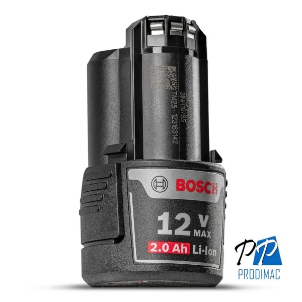 Bateria de Iones de Litio de 12 V Max 2, 0 Ah GBA 12V Max Bosch 2608.000.723-000