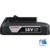 Batería de Iones de Litio GBA 18V 2,0 Ah Bosch 2608.000.726-000