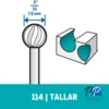 Fresa de Alta Velocidad Redonda 5/16" Dremel 114 2615.000.114-000