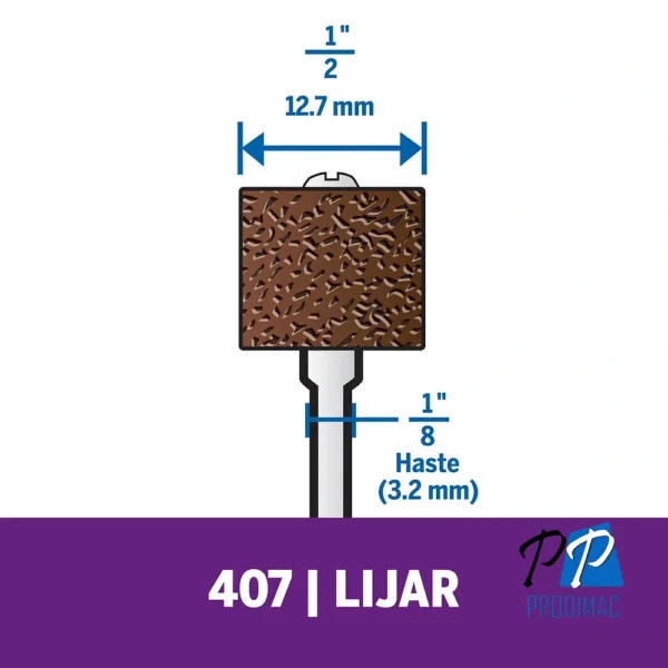 Vástago portalija diámetro 1/2 dremel 407 2615.000.407-000