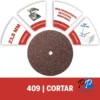 Disco de Corte de metales 15/16 36 UNID Dremel 409 2615.000.409-000