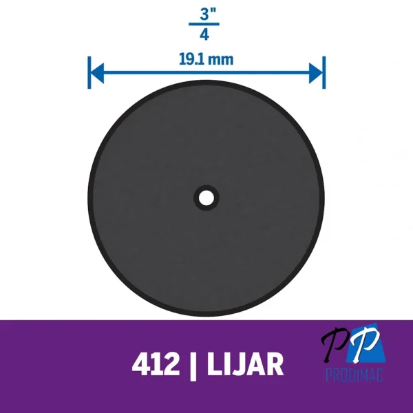 Discos de Lija Grano 220 Diametro 3/4" x 36 Unidades Dremel 412 2615.000.412-000