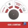 Disco de Corte de metales 15/16 trabajo pesado 20 UNID Dremel 420 2615.000.420-000