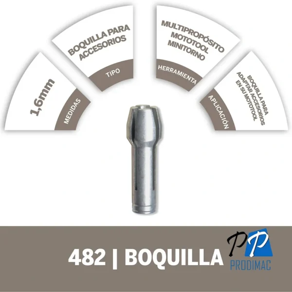 2615.000.482-000-3.webp Pinza de Sujeción 1/16" Dremel 482 2615.000.482-000