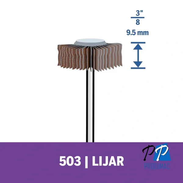 Disco de Aletas 3/8" Grano 120 Dremel 503 2615.000.503-000