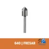 Fresa de Ranuras en V" 1/4" Dremel 640 2615.000.640-000