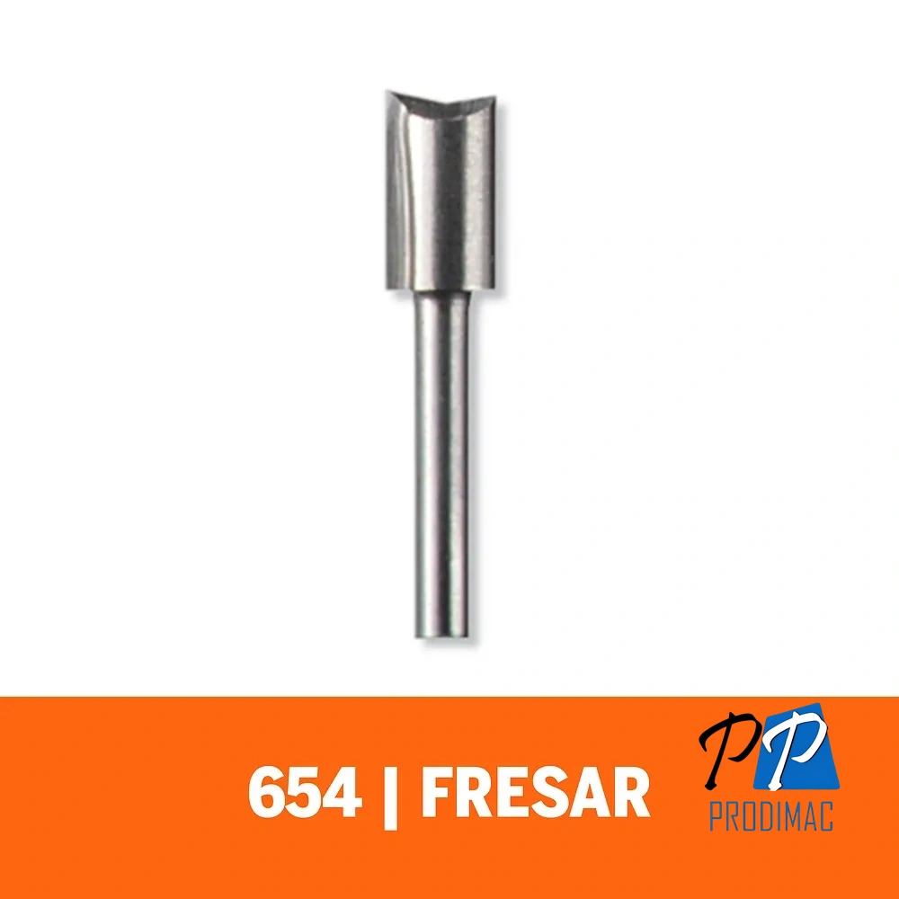 Fresa recta 1/4 Dremel 654 2615.000.654-000