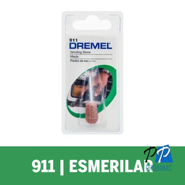 2615.000.911-000-2.webp Piedra Redonda de Óxido de Aluminio 7/16 Dremel 911 2615.000.911-000