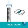 2615.009.901-000-4.webp Fresa Recta de Carburo de Tugnsteno 1/8" Dremel 9901 2615.009.901-000