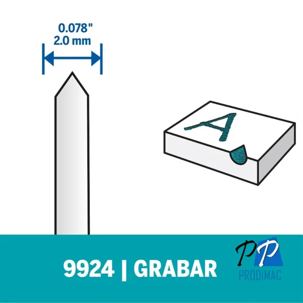 2615.009.924-000-4.webp Punta de Carburo para Grabado Dremel 9924 2615.009.924-000