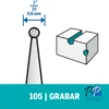 Fresa de Grabado Redonda 1/32" Dremel 105 2615.010.5AE-000