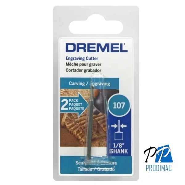 2615.010.7AE-000-2.webp Fresa de Grabado Redonda 3/32" Dremel 107 2615.010.7AE-000