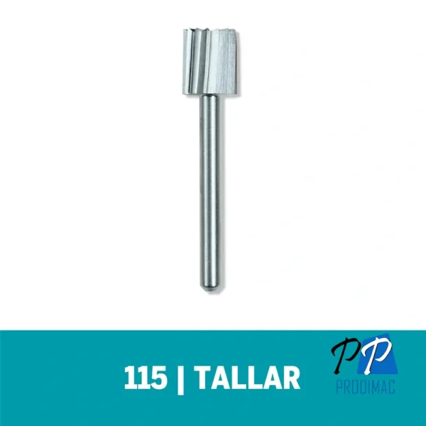 Fresa de Alta Vel Cilíndrica 5/16" Dremel 115 2615.011.5AC-000