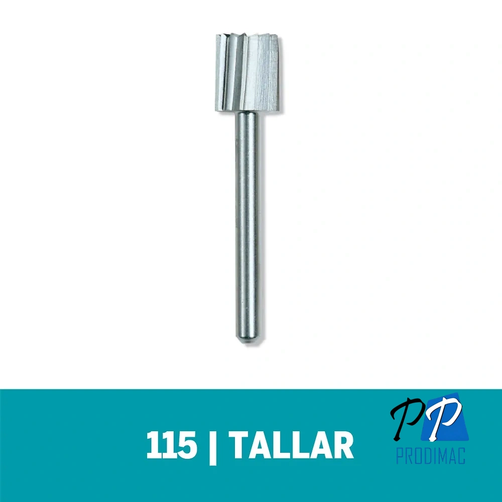 Fresa de Alta Vel Cilíndrica 5/16" Dremel 115 2615.011.5AC-000