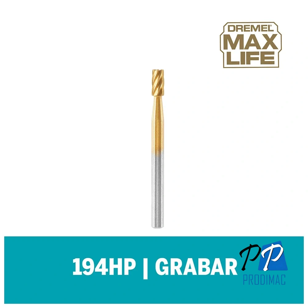 Fresa Alta Vel Max Life 194HP Dremel 2615.019.4HA-000