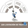 Soporte Vertical Giratorio Workstation Dremel 220 2615.022.0JB-000