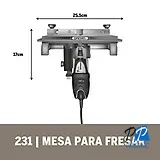 2615.023.1AA-000-3.webp Mesa fresadora / Tupi Mesa para fresar Dremel 231 2615.023.1AA-000