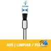 Cepillo de cerdas de Nylon 1/8" x 2 Und Dremel 405-02 2615.040.5AA-000
