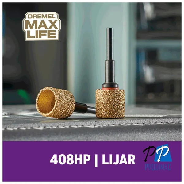Tambor de Lija de carburo G60 Max Life 408HP Dremel 2615.040.8HA-000