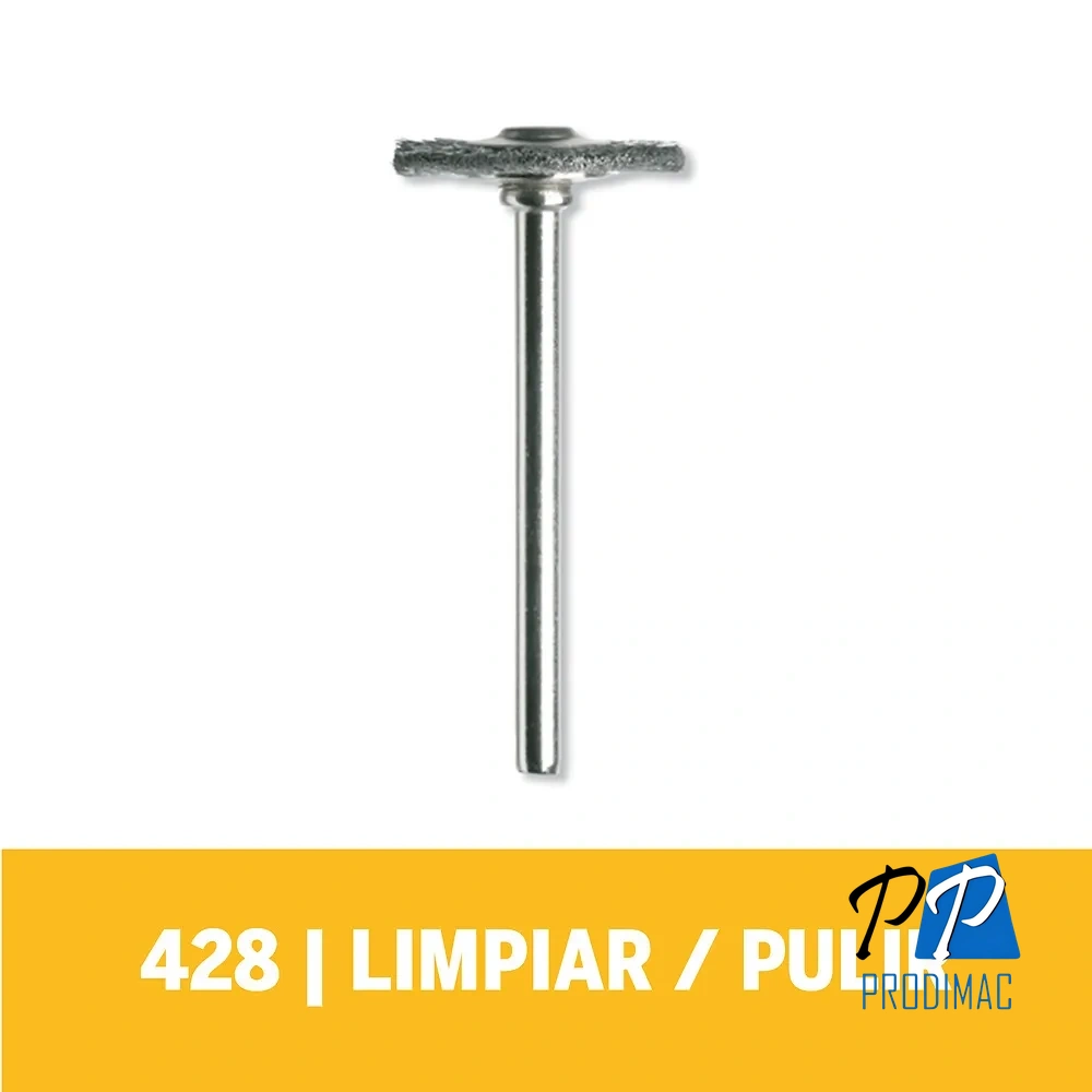 Cepillo de acero al carbon 3/4 Dremel 428 2615.042.8AB-000
