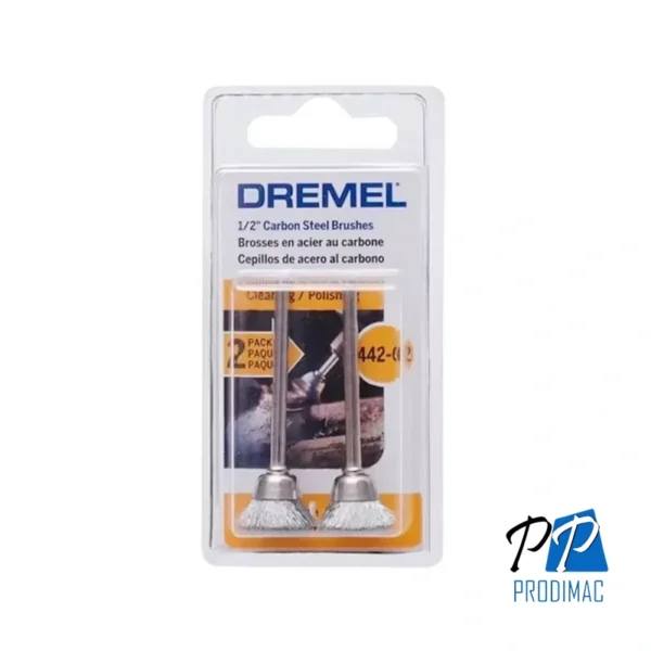 Cepillo de Acero al Carbón 1/2" Dremel 442 2615.044.2AC-000