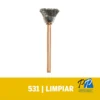 Cepillo de Acero Inoxidable 1/2" x 2 Unidades Dremel 531-02 2615.053.1AA-000