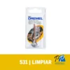 Cepillo de Acero Inoxidable 1/2" x 2 Unidades Dremel 531-02 2615.053.1AA-000