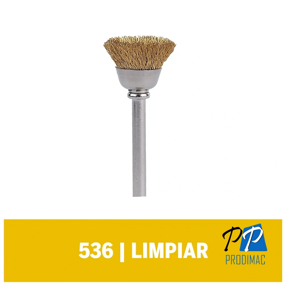 Juego de 2 Cepillos de laton 1/2" Dremel 536 2615.053.6AB-000