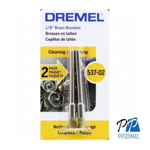 2615.053.7AA-000-2.webp Cepillo de laton 1/8 Dremel 537 2615.053.7AA-000