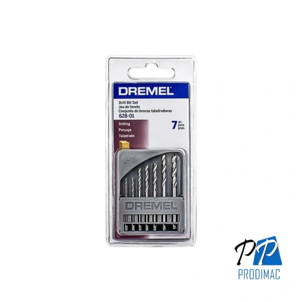 2615.062.8AE-000-2.webp Juego de Brocas HSS para Madera 7 Piezas Dremel 2615.062.8AE-000