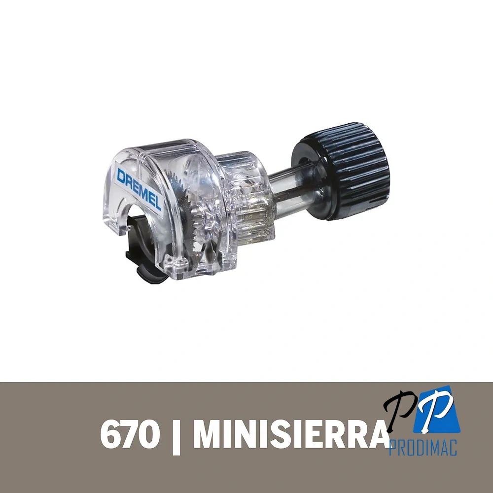 Aditamento para Minitorno Mini Sierra Circular 1 1/4" Dremel 670 2615.067.0AC-000