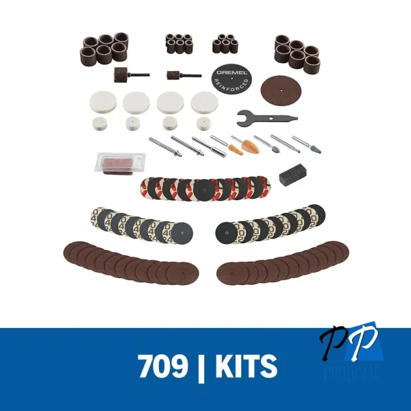 2615.070.9AD-000-1.webp Kit de 110 accesorios para minitorno Dremel 709 2615.070.9AD-000