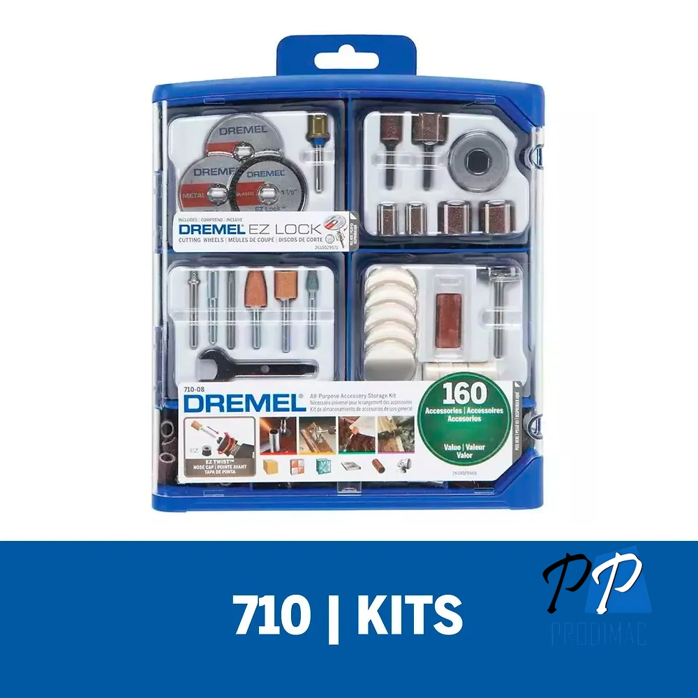 KIT 160 Accesorios Dremel 710 2615.071.0AK-000