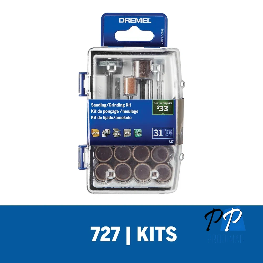 Micro Kit de acc Lijar / Esmerilar Dremel 727 2615.072.7AB-000