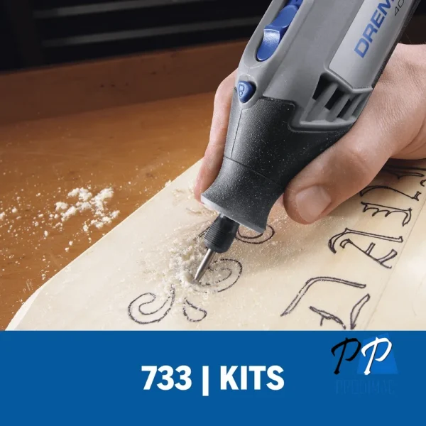 Micro Kit de accesorios para madera Dremel 733 2615.073.3AB-000