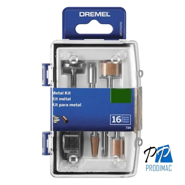 Kit de Accesorios de Corte para Metal 16 Pzs Dremel 734 2615.073.4AA-000