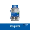 Micro Kit de 8 Accesorios Giratorios para Vidrio y Piedra Dremel 735-01 2615.073.5AA-000