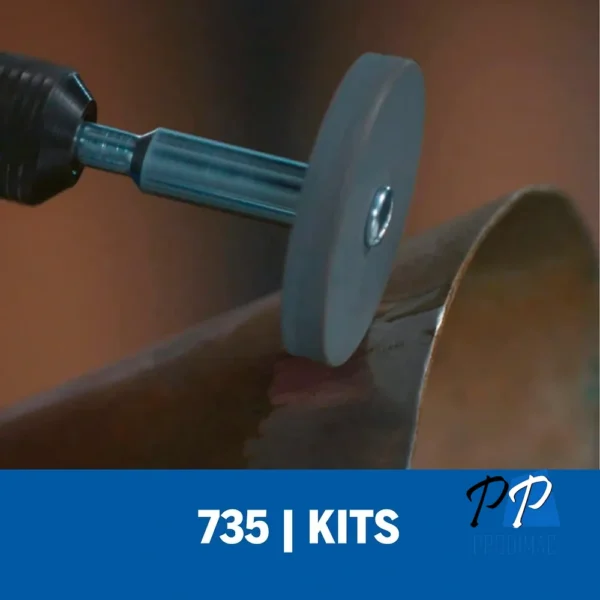 Micro Kit de 8 Accesorios Giratorios para Vidrio y Piedra Dremel 735-01 2615.073.5AA-000