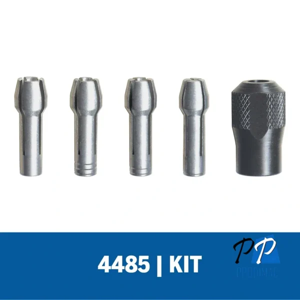 Juego de 4 Boquillas y Tuerca de Retención Dremel 4485 2615.504.485-000