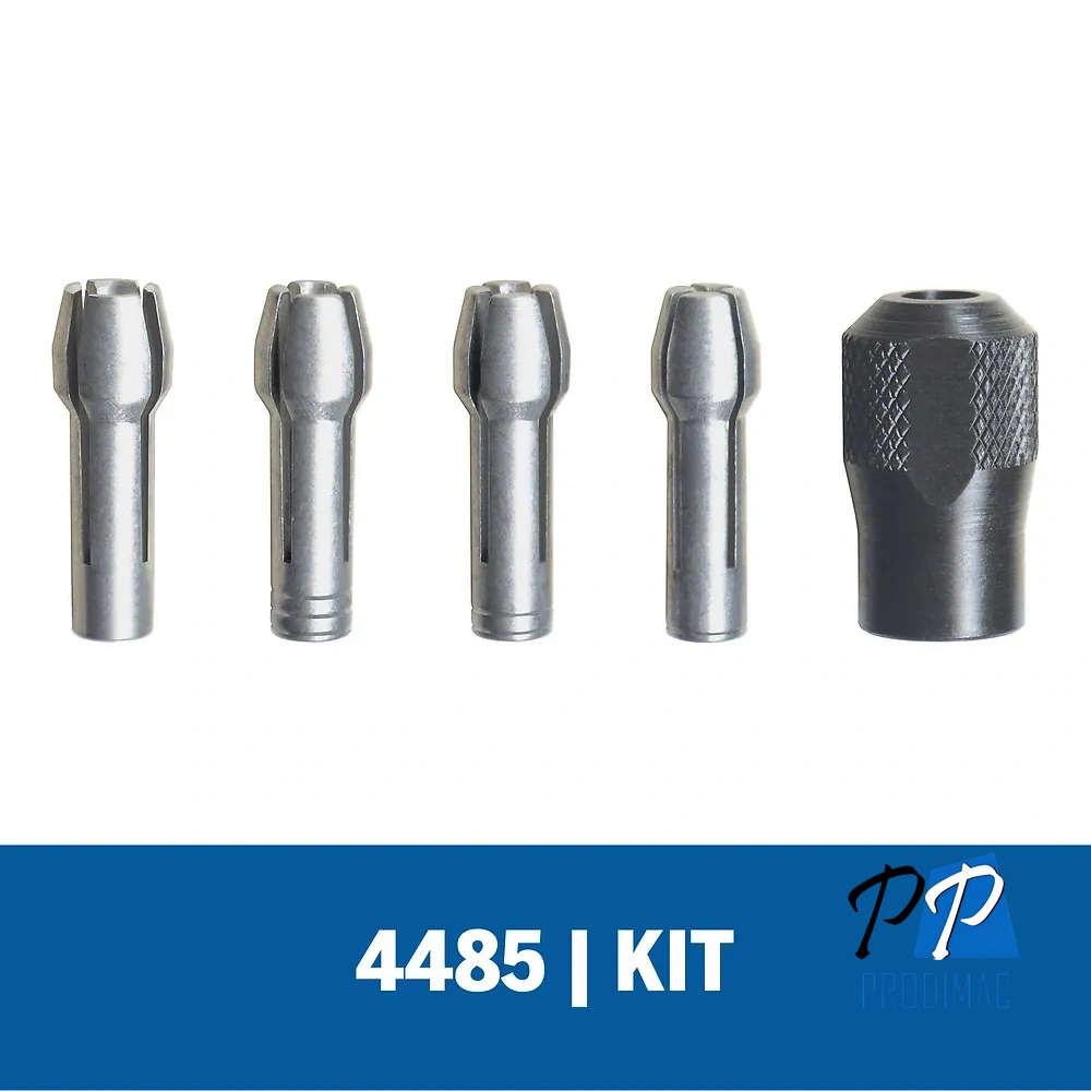 Juego de 4 Boquillas y Tuerca de Retención Dremel 4485 2615.504.485-000