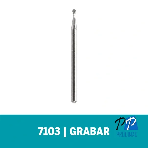 Punta de Diamante Esférica 5/64" Dremel 7103 2615.710.3AE-000