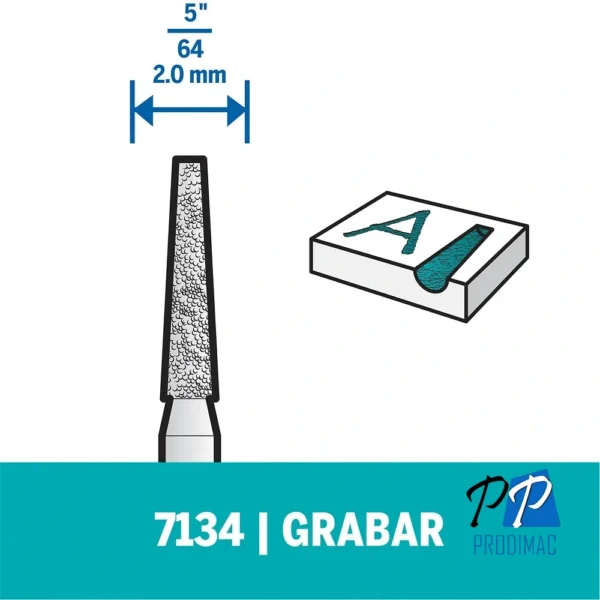 Punta Diamantada 5/64" Dremel 7134 2615.713.4AE-000